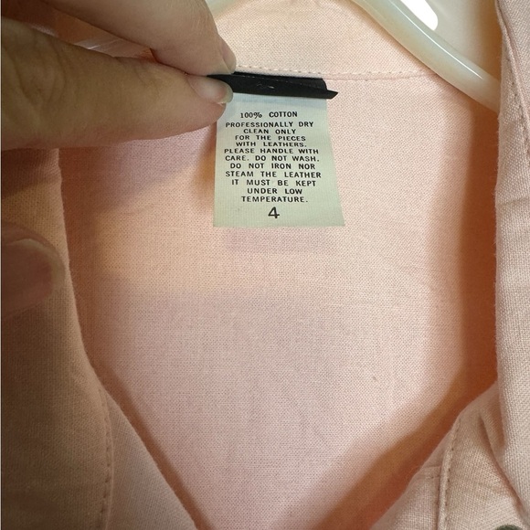 ✨ Vintage Western IIF Pink Embellished Jumpsuit Snap Button Long Sleeve Sz 4 ✨ - Picture 8 of 11